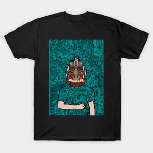 Unique MaleMask NFT with HawaiianEye Color T-Shirt